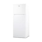 image of Summit FF1091WIM 24" Reach-In Refrigerator Freezer in White, w/ 2 Doors, Ice Maker, 10 cu. ft.