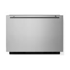 image of Summit FF1DSS24 24" Built-in Outdoor Drawer Refrigerator in Black, Panel Ready Front, 1.6 cu. ft.