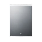 image of Summit FF31L7BICSS 17" Built-in Compact Refrigerator in Stainless Steel, w/ Door Lock, 2.5 cu. ft.