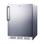 image of Accucold FF7LWCSS Built-in or Freestanding Undercounter Refrigerator, Stainless Steel, 5.5 cu. ft.