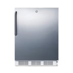 image of Accucold FF7LWCSSADA Built-in or Freestanding Undercounter Refrigerator, Stainless Steel, ADA Compliant, 5.5 cu. ft.