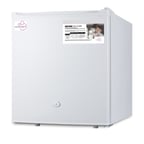 image of Summit MC2 18.75" Undercounter Breast Milk Refrigerator, White, 1.7 cu. ft.