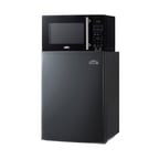 image of Summit MRF29KA 18.5" Breast Milk Refrigerator w/ Microwave, Black, 2.4 cu. ft.