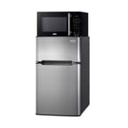 image of Summit MRF34BSSA 19" Breast Milk Refrigerator & Freezer w/ Microwave, Black, 2.4 cu. ft.