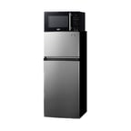 image of Summit MRF73PLA 18.5" Breast Milk Refrigerator w/ Microwave, Black, 4.5 cu. ft.