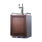 image of Summit SBC682PNRWKDTWIN Wine Cooler Dispenser