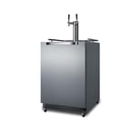 image of Summit SBC695OSWKDTWIN 24" Draft Wine Dispenser, Indoor or Outdoor, 6.04 cu. ft.