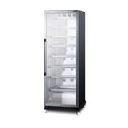 image of Summit SCR1401RI Beverage Center w/ Right Hinged Glass Door, in Black 12.6 cu.ft