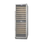 image of Summit SWC1966BCSS 24" Glass Door Wine Refrigerator, Dual Temperature, 162 Bottles
