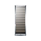 image of Summit SWC1926CSS 24" Glass Door Wine Refrigerator, Single Temperature, 171 Bottles
