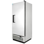image of True T-12-HC 24" One Section Reach-In Refrigerator w/ Solid Door, Bottom Mount, Stainless Steel Front-Aluminum Sides