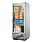 image of True T-12FG-HC~FGD01 24" One Section Reach-In Freezer w/ Glass Door, Bottom Mount, -10°F