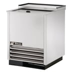 image of True T-24-GC-S-HC 24" Stainless Glass & Plate Chiller, 90 Mugs Capacity