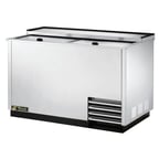 image of True T-50-GC-S-HC 49" Stainless Glass & Plate Chiller, 250 Mugs Capacity
