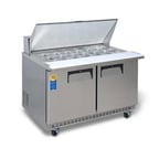 image of Tarrison CO-CTSP372MT 72" Mega Top Sandwich/Salad Prep Table w/ 3 Doors, 30 Pans