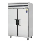 image of Tarrison CO-TSR2 49" Two Section Reach-In Refrigerator w/ 2 Solid Doors, Top Mount, Stainless Steel, 48 cu. ft.