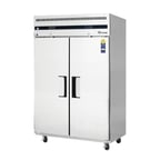 image of Tarrison CO-TSRF2 50" 2-Section Reach-In Refrigerator/Freezer Combo w/ 2 Solid Doors, 22(R) & 22(F) cu. ft. 