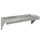 image of Tarrison TA-WS1872 16 Gauge Stainless Steel Wall Mounted Shelf - 72"W x 18"D
