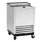 image of Turbo Air TBC-24SD-GF-N6 25" Stainless Glass Froster, 48 Mugs Capacity