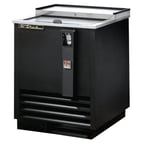 image of True TD-24-7-HC 24" Solid Slide Lid Deep Well Horizontal Bottle Cooler with Hydrocarbon