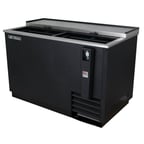 image of True TD-50-18-HC 49" Solid Slide Lid Deep Well Horizontal Bottle Cooler with Hydrocarbon 