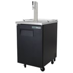 image of True TDD-1-HC 23" 1 Solid Swing Door Direct Draw Beer Dispenser with 1 Tap & 1 Keg Capacity