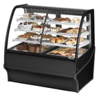 image of True TDM-DZ-48-GE/GE-B-W 48" Black Dry / Refrigerated Bakery Case