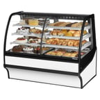 image of True TDM-DZ-59-GE/GE-W-W 59" White Dry / Refrigerated Bakery Case
