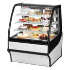 image of True TDM-R-36-GE/GE-W-W 36" White Refrigerated Bakery Display Case