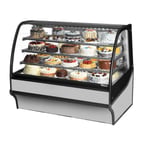 image of True TDM-R-59-GE/GE-S-S 59" Refrigerated Bakery Display Case, Stainless Steel
