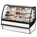 image of True TDM-R-59-GE/GE-W-W 59" White Refrigerated Bakery Display Case