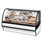 image of True TDM-R-77-GE/GE-W-W 77" White Refrigerated Bakery Display Case