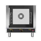 image of Tecnoeka EKFA 412 AL Single Deck Electric Convection Oven with Manual Contols, 208/240 Volts