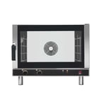 image of Tecnoeka EKFA 464 AL Single Deck Electric Convection Oven with Manual Contols, 208/240 Volts