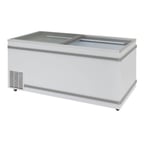 image of Turbo Air TFS-25F-N 69" Island Glass Chest Freezer, 25.22 cu. ft.