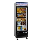 image of Turbo Air TGF-23F(B)-N 27" 1 Glass Door Freezer Merchandiser, White or Black, 17.7 cu. ft.