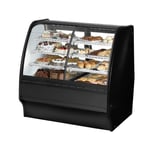 image of True TGM-DZ-48-SC/SC-B-W 48" Black Dry / Refrigerated Bakery Case
