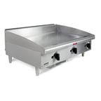 image of Toastmaster TMGM36 36" Countertop Manual Gas Griddle, 3/4" Steel Plate, 60.000 BTU