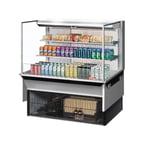 image of Turbo Air TOM-48L-UF-S-3SI-N 47" Drop In Open Refrigerated Deli Display Case