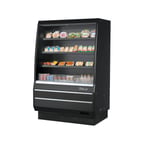 image of Turbo Air TOM-50MB-SP(-A)-N 50" Vertical Open Air Merchandiser, Specify Exterior, Self-Contained, 3 Shelves, 12.3 cu. ft.