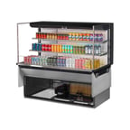 image of Turbo Air TOM-60L-UF-W(B)-3SI-N 60" Drop In Open Refrigerated Deli Display Case