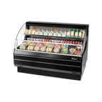 image of Turbo Air TOM-60LW-N 63" Horizontal Open Air Merchandiser in White, Self-Contained, 1 Shelf, 12.3 cu. ft.