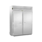 image of Traulsen AIF232LUT-FHS 68" Two Section Self-Contained Roll-In Freezer, Stainless Steel Exterior, 73 cu. ft.