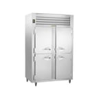 image of Traulsen ALT232DUT-HHS 48" Two Section Self-Contained Reach-In Freezer w/ 4 Half Solid Doors, 42 cu. ft.