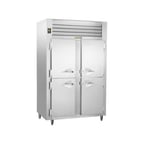 image of Traulsen ALT232NUT-HHS 52" Two Section Self-Contained Reach-In Freezer w/ 4 Half Solid Doors, 46 cu. ft.