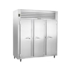 image of Traulsen ALT332WUT-FHS 86" Three Section Self-Contained Reach-In Freezer w/ 3 Full Solid Doors, 77.5 cu. ft.