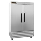 image of Centerline by Traulsen CLBM-49F-FS-LR 54" Two Section Reach-In Freezer w/ 2 Solid Doors, 44 cu. ft. 