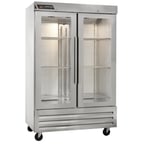 image of Centerline by Traulsen CLBM-49R-HG-LR 54" Two Section Reach-In Refrigerator w/ 4 Half Glass Doors, 45 cu. ft.