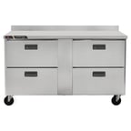image of Centerline by Traulsen CLUC-60F-DW-WT 60" 4 Drawers Worktop Freezer, 17 cu. ft.