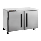 image of Centerline by Traulsen CLUC-60F-SD-LR 60" 2-Section Undercounter Freezer w/ 2 Doors, 17 cu. ft.